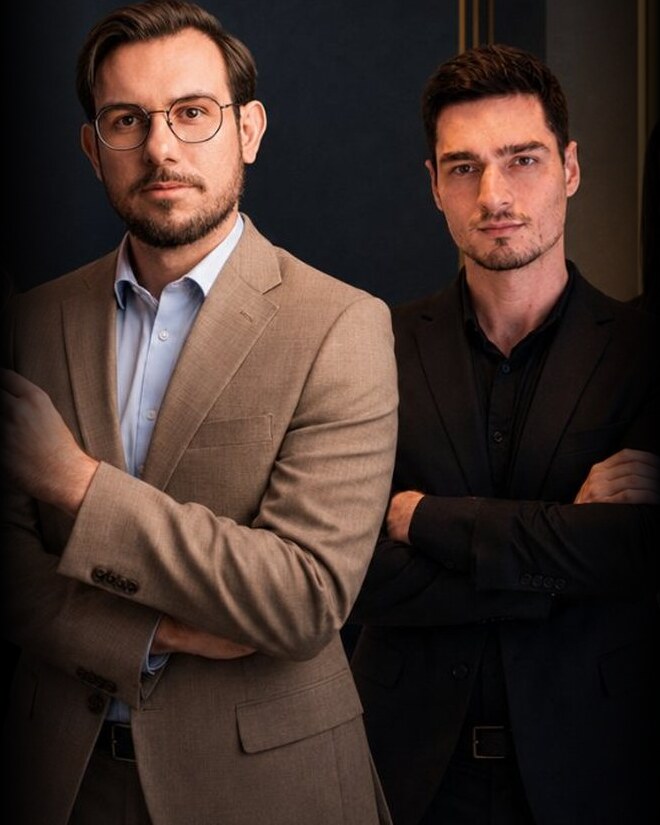 Dr. Luciano e Gustavo, do time do MedCEO