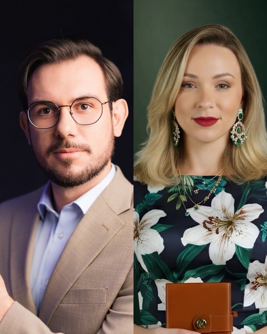 Dr. Luciano Alves Neves e Gislaine, responsáveis pelo pilar de Gestão do MedCEO.